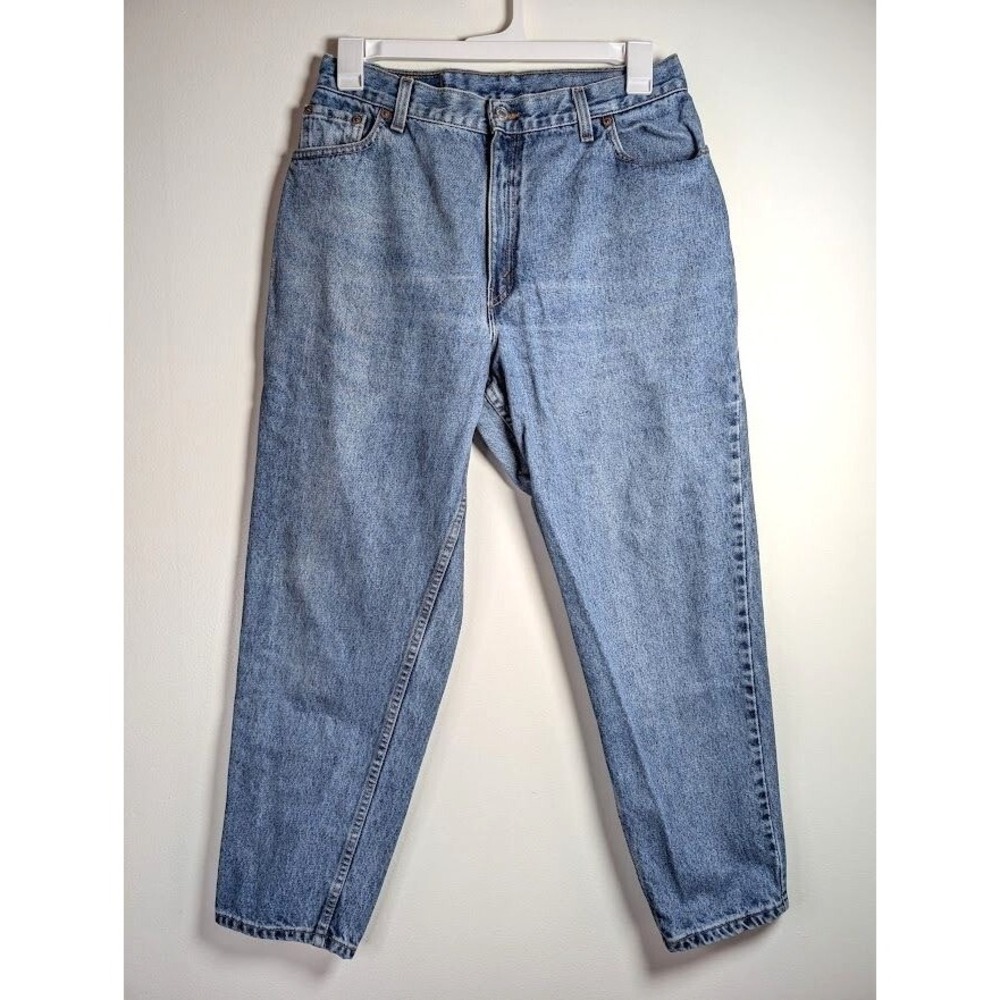 Levi's 550 Jeans Women Size 16 Reg Short 32x29 Tapered 90s USA Vintage High Rise